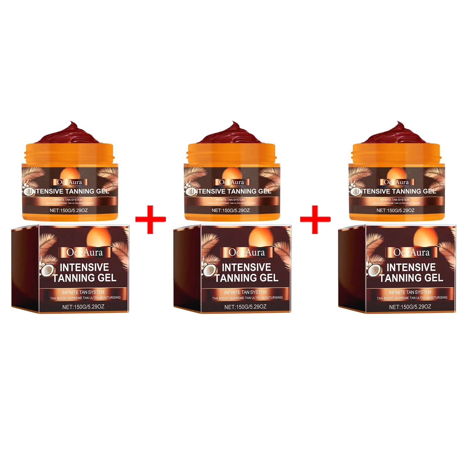Intensive Tanning Gel for Natural Long Lasting Dark Skin Glow - 12