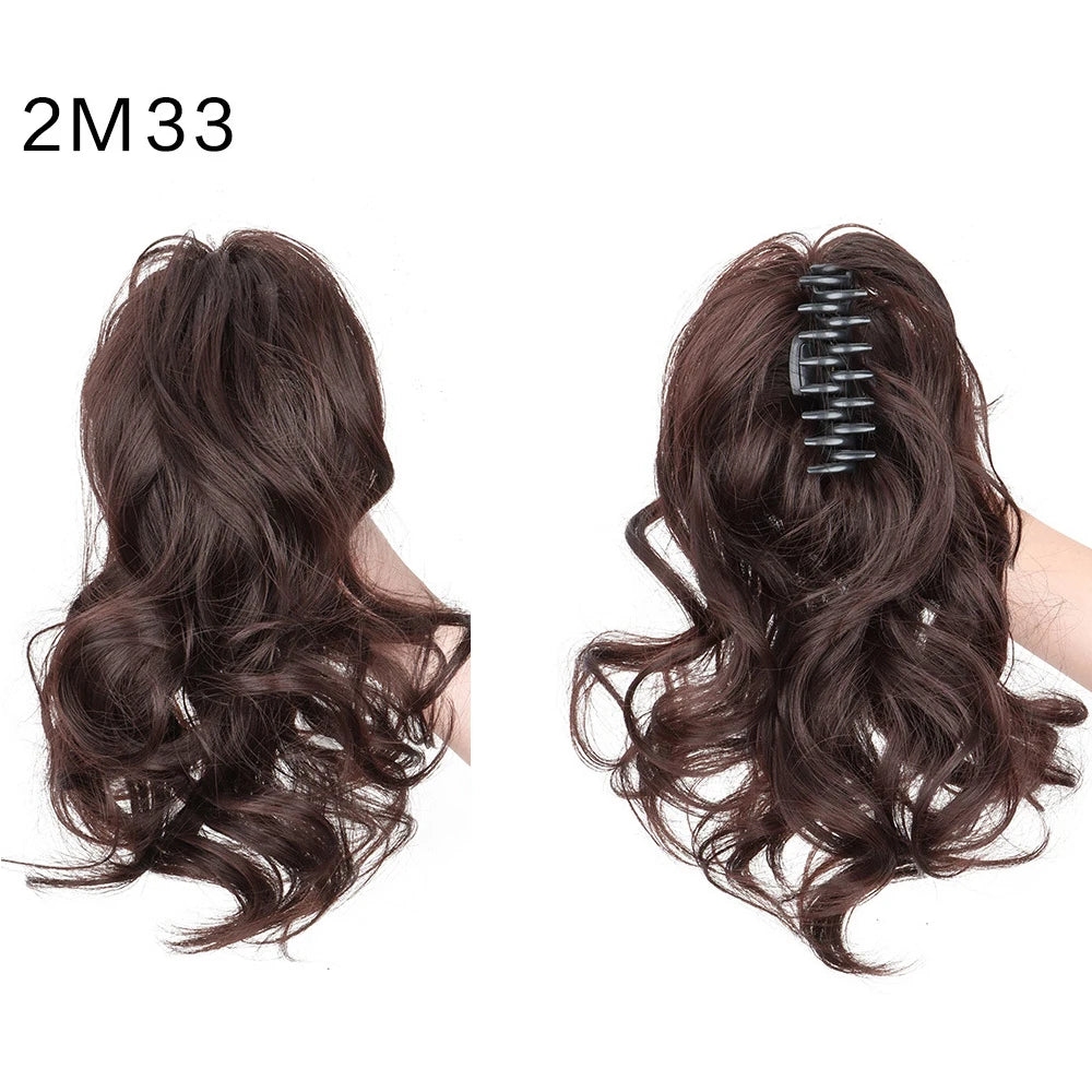 Curly Ponytail Claw Clip Hair Extension for Instant Voluminous Styles - 14