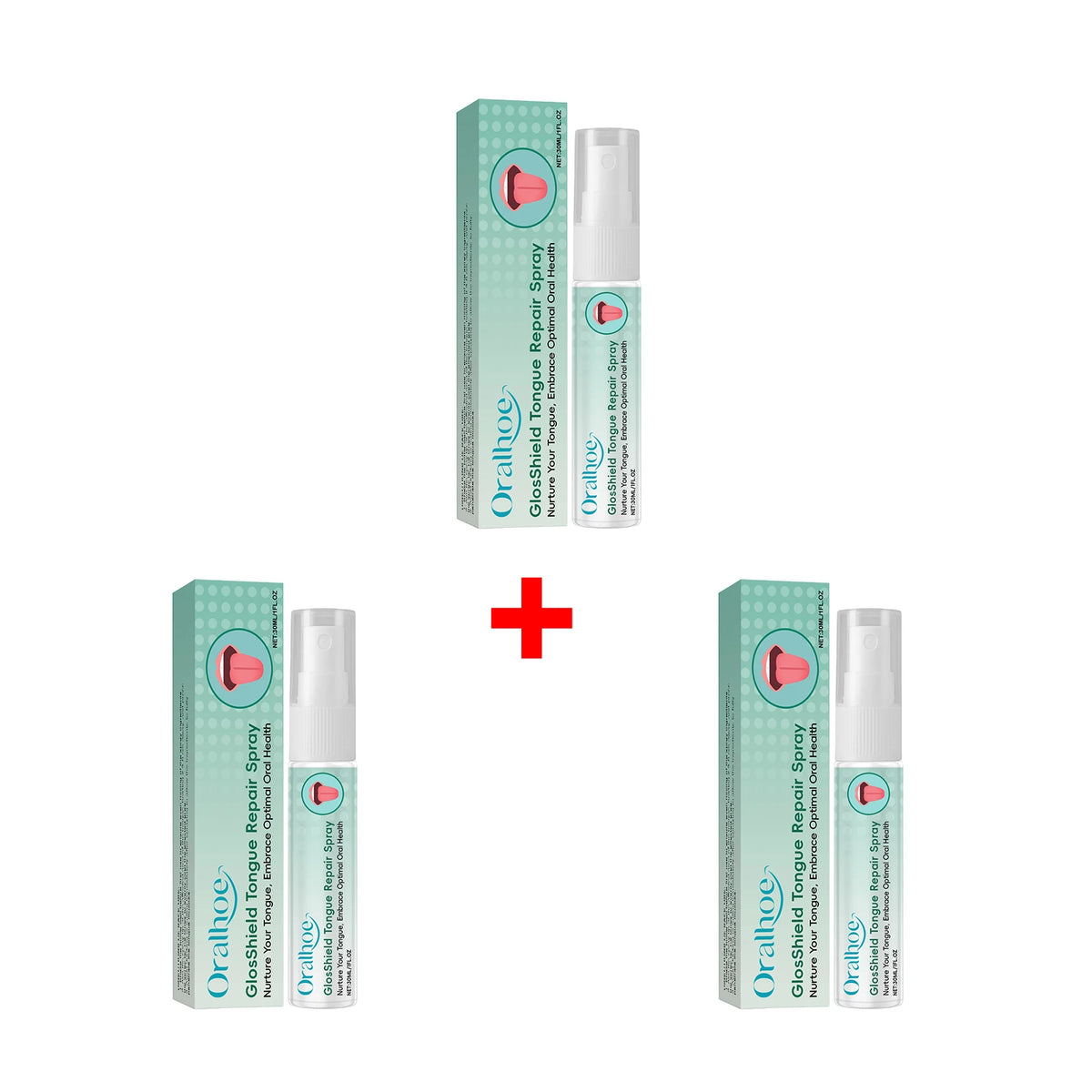 Refreshing Tongue Repair Spray for Oral Hygiene and Bad Breath Relief