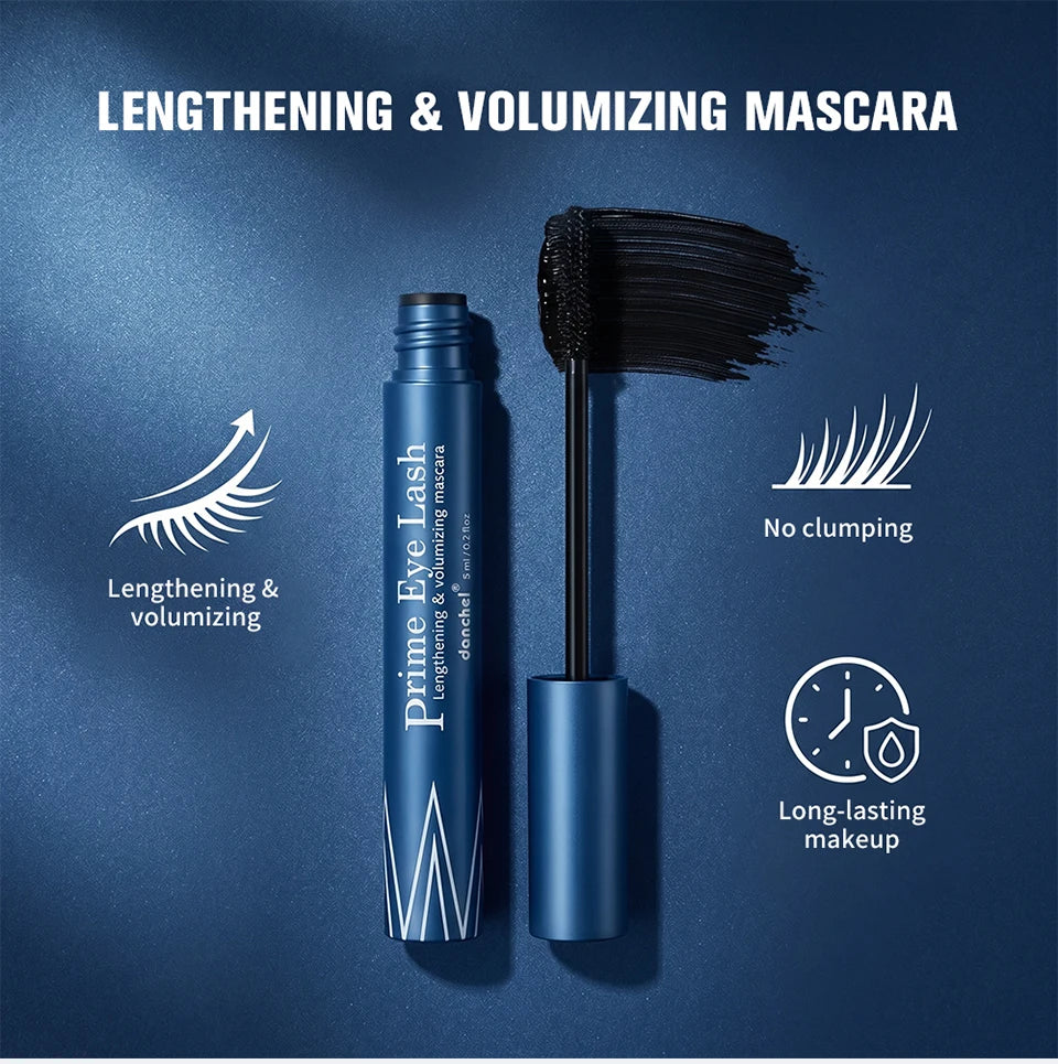 Water-Resistant Lengthening and Volumizing Mascara for Full Natural Lashes