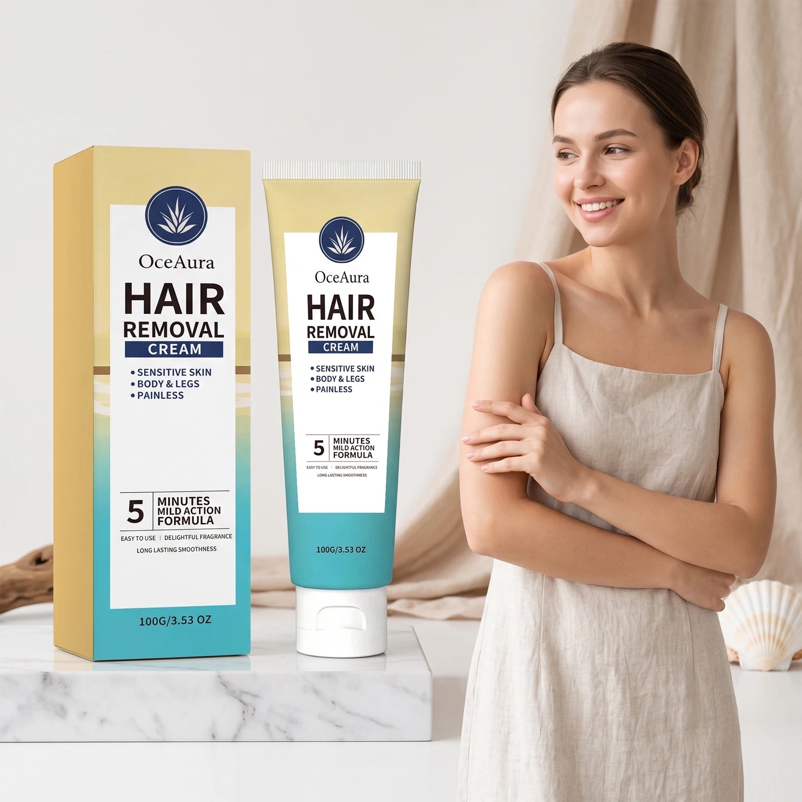 Painless Hair Removal Cream for Full Body and Sensitive Skin - 3