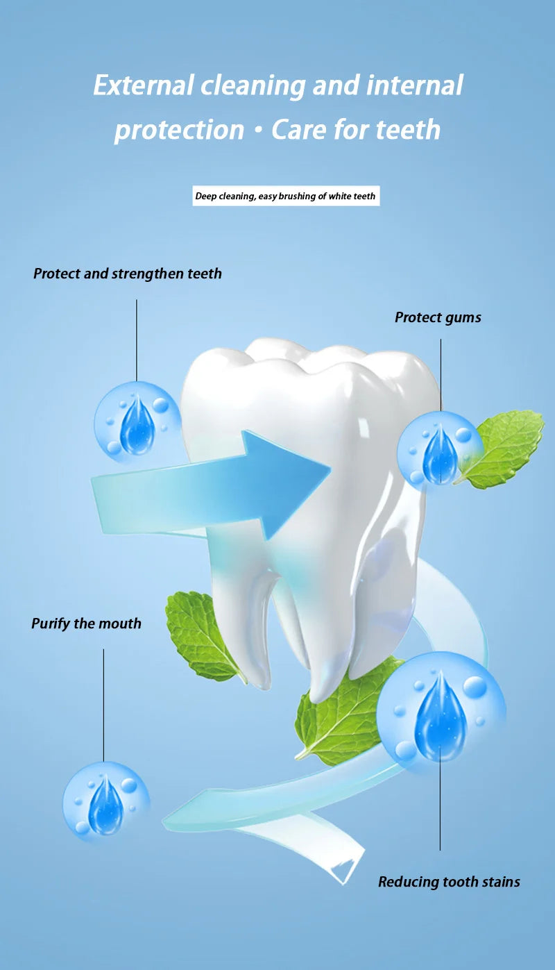 Probiotic Teeth Whitening Toothpaste for Stain Removal and Fresh Breath