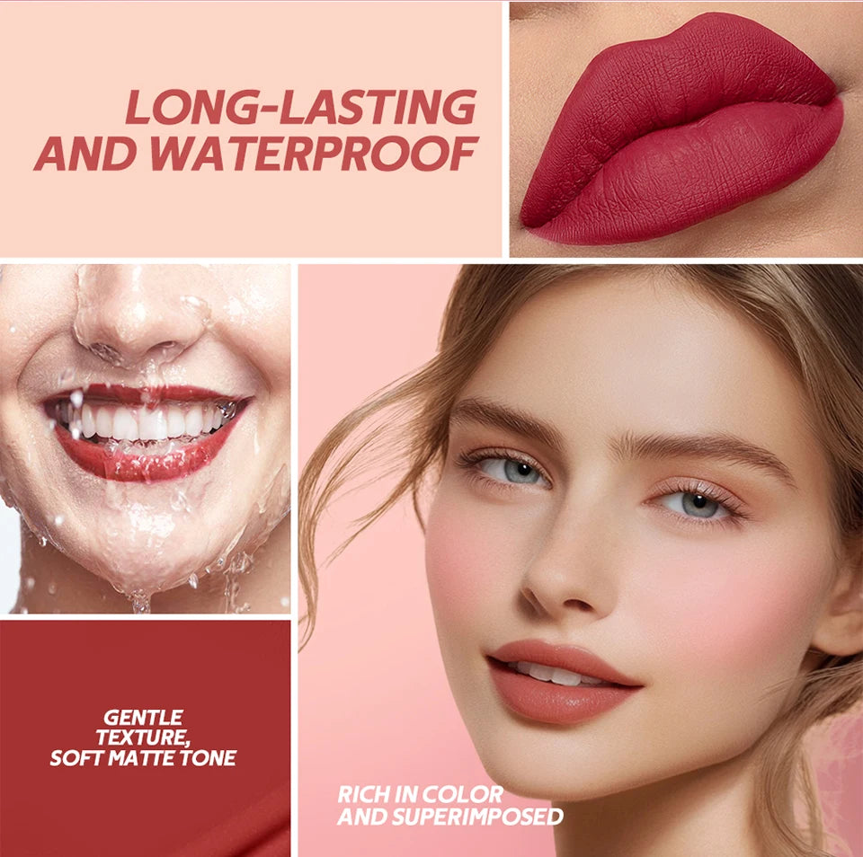 Waterproof Matte Lip Tint for Long-Lasting Comfortable All-Day Wear - 10