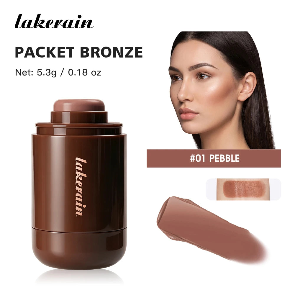 Cream Bronzer Stick for Natural Face Contouring and Sculpting