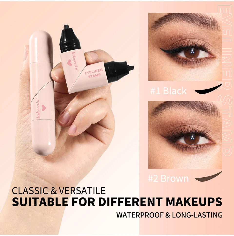 Waterproof Winged Eyeliner Stamp Pen for Perfect Cat Eye Makeup