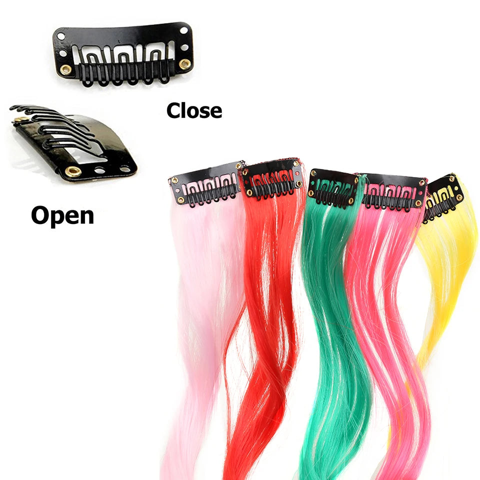 22 Inch Wavy Clip-In Hair Extensions for Daily Style and Parties