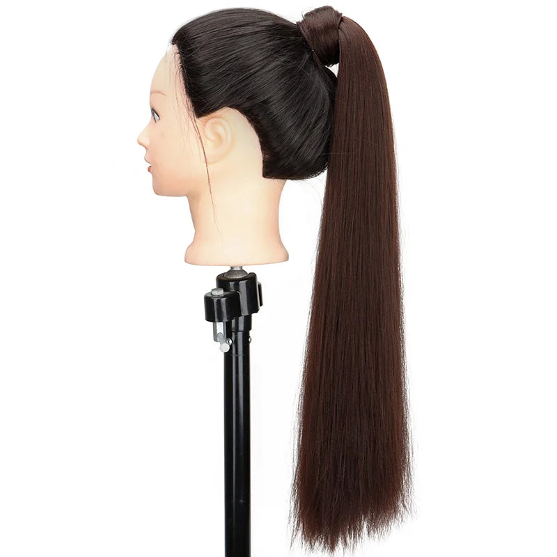 22-Inch Long Straight Synthetic Ponytail Extension