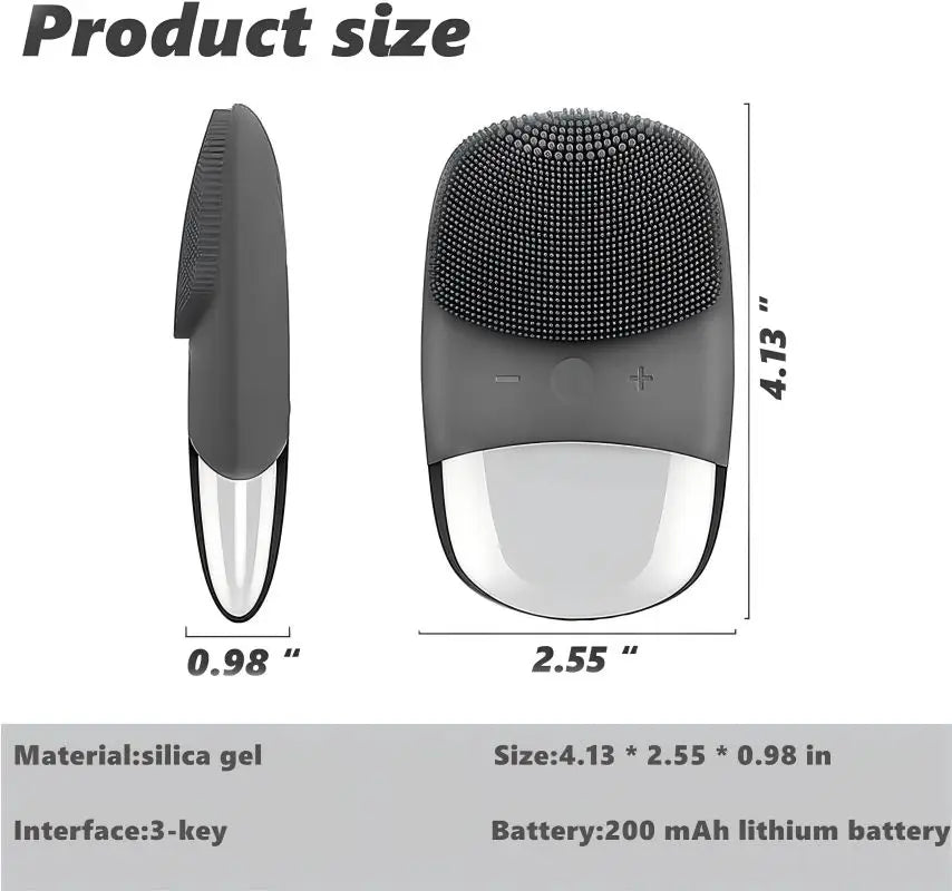 Electric Silicone Facial Cleansing Brush for Deep Pore Exfoliation - 6