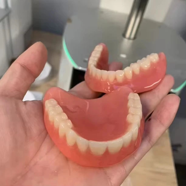 Comfortable Full Mouth Denture Set with Cleaning and Storage Kit - 4