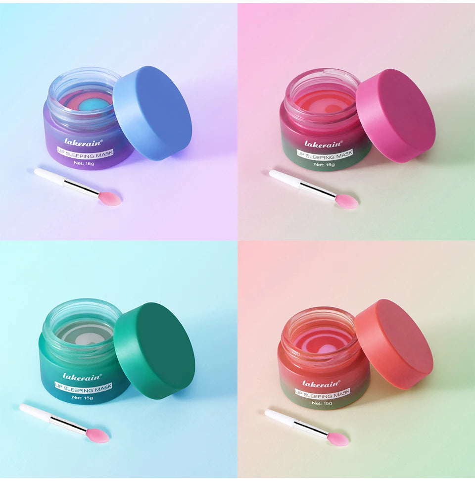Dual-Color Hydrating Lip Sleeping Mask for Dry and Cracked Lips - 21