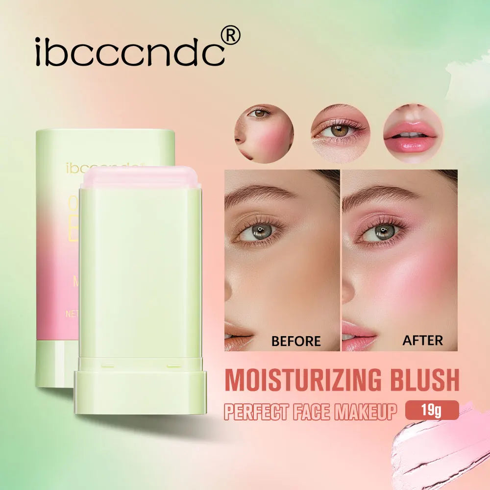 Tinted Moisturizing Blush Stick for Natural Cheeks, Eyes and Lips - 2