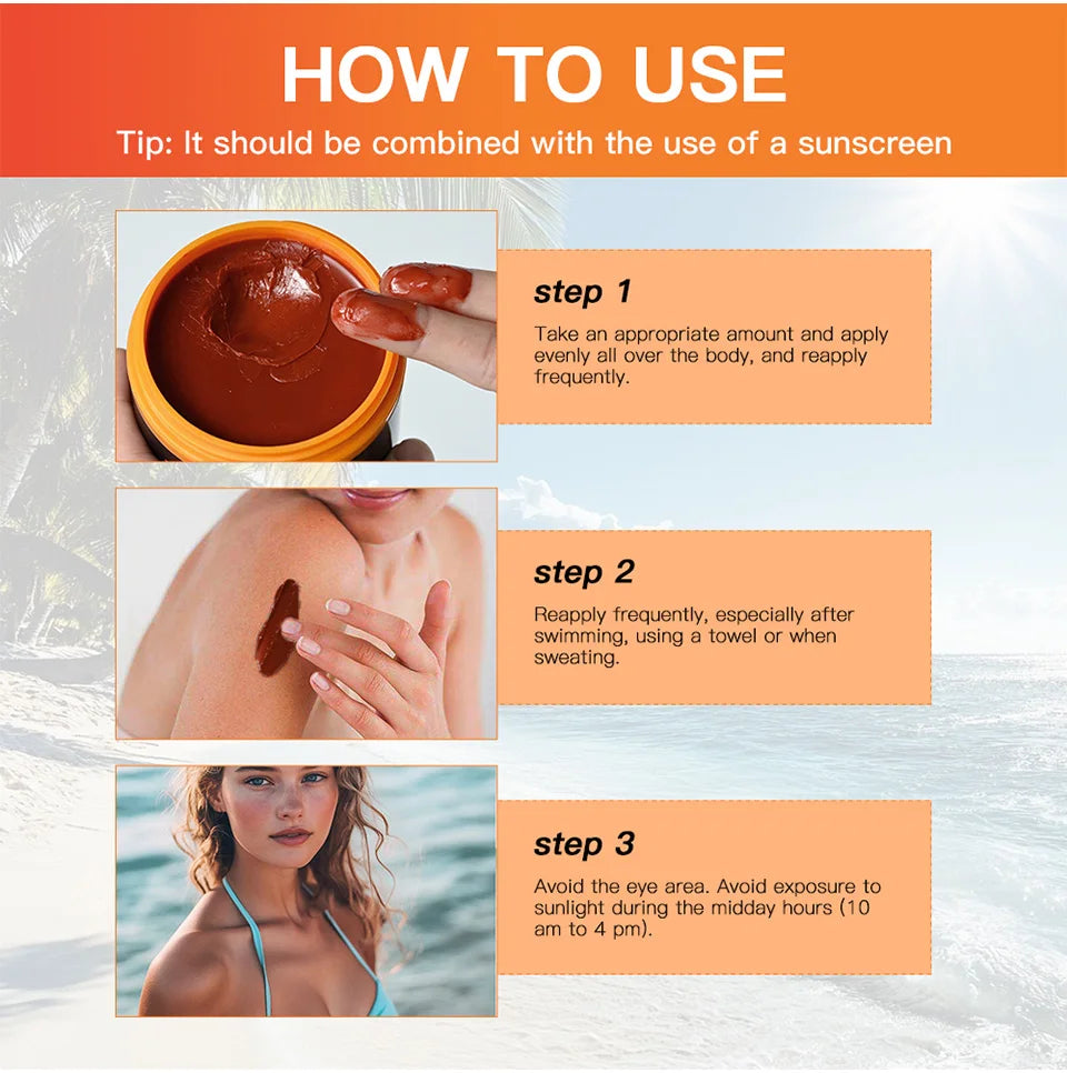 Intensive Tanning Gel for a Deep Sun-Kissed Glow and Radiant Skin