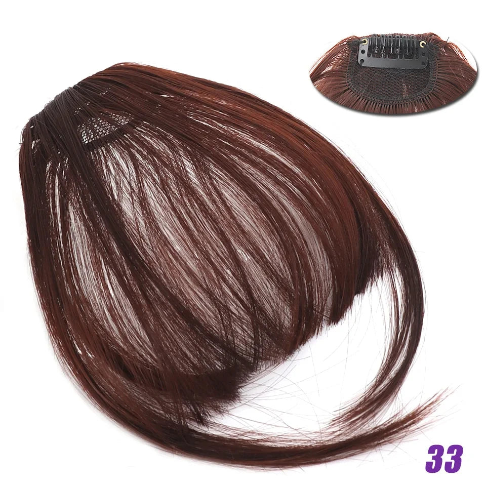 Clip In Air Bangs for Natural Hair Volumizing and Face Framing
