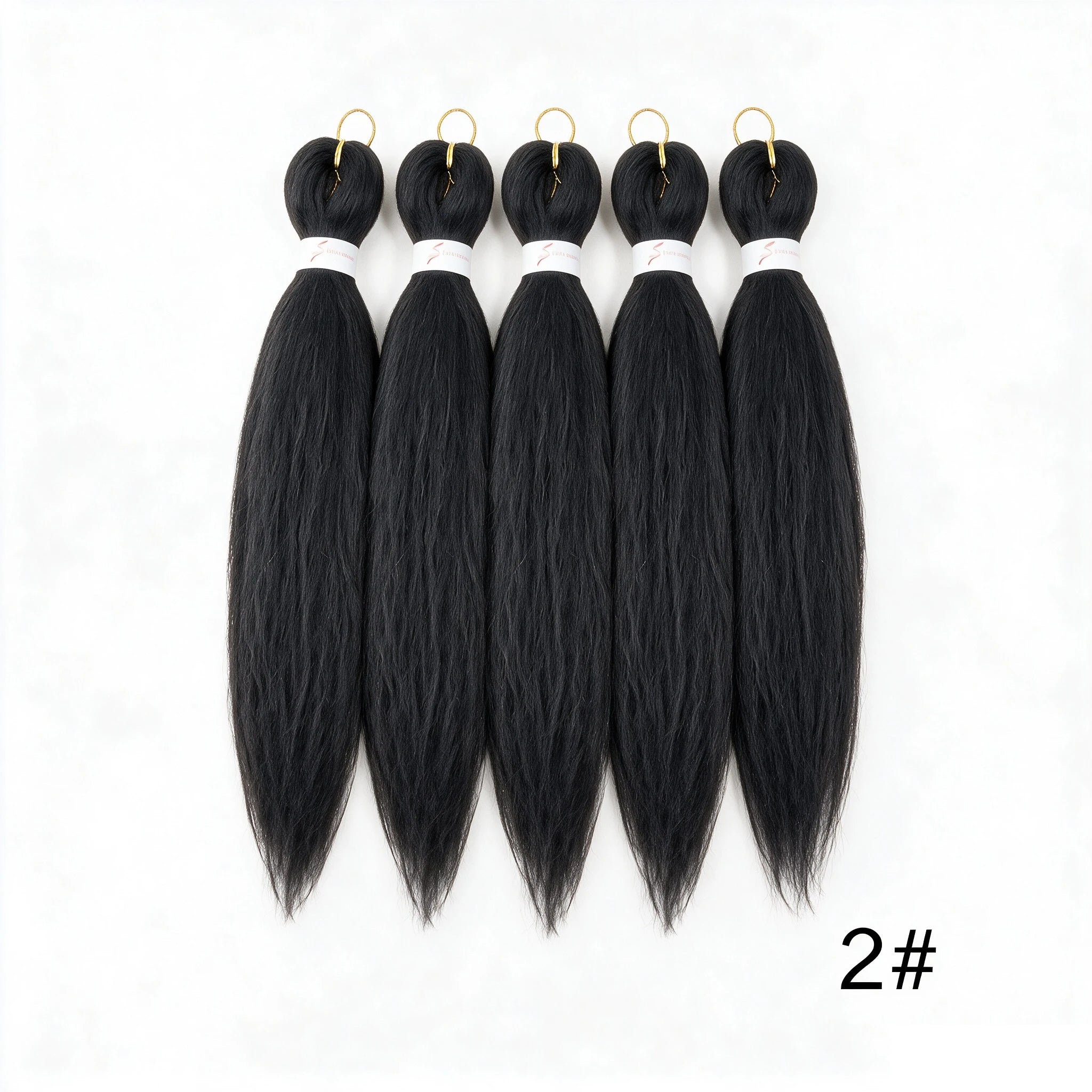 20-Inch Pre-Stretched Yaki Synthetic Braiding Hair Extensions - 26