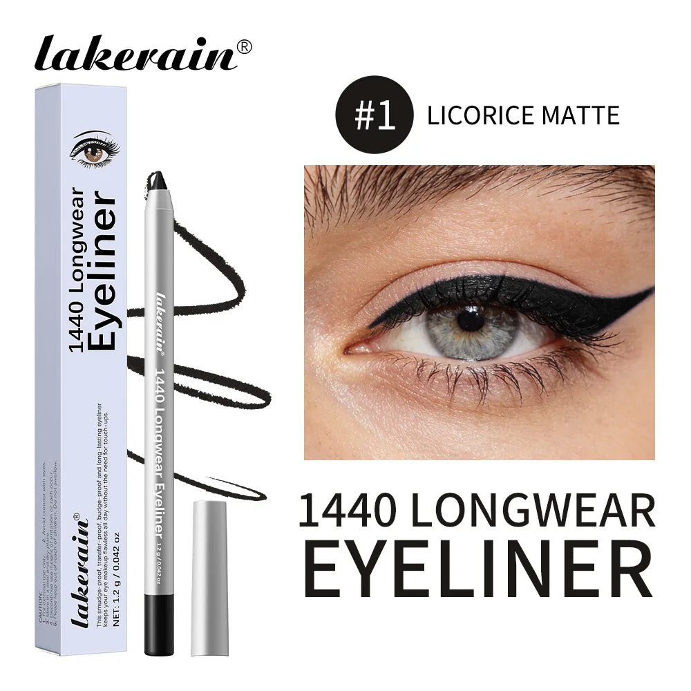 Waterproof Long-Lasting Smudge-Proof Eyeliner Pencil for All Day Wear - 25