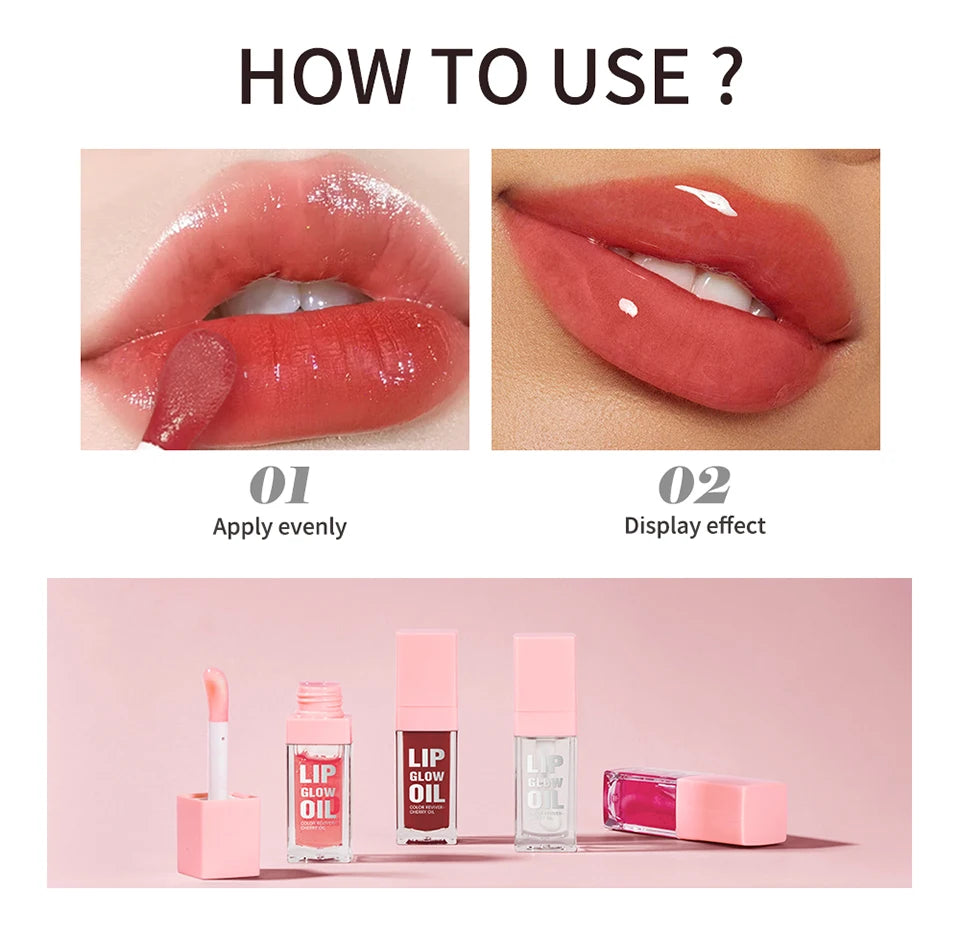 Hydrating Mirror Finish Lip Glow Oil for Nourished and Glossy Lips - 14