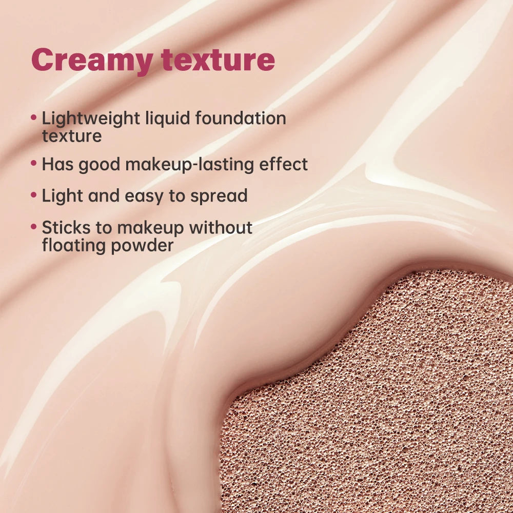 Long-Lasting Semi-Matte CC Cushion Foundation for Flawless Coverage - 6