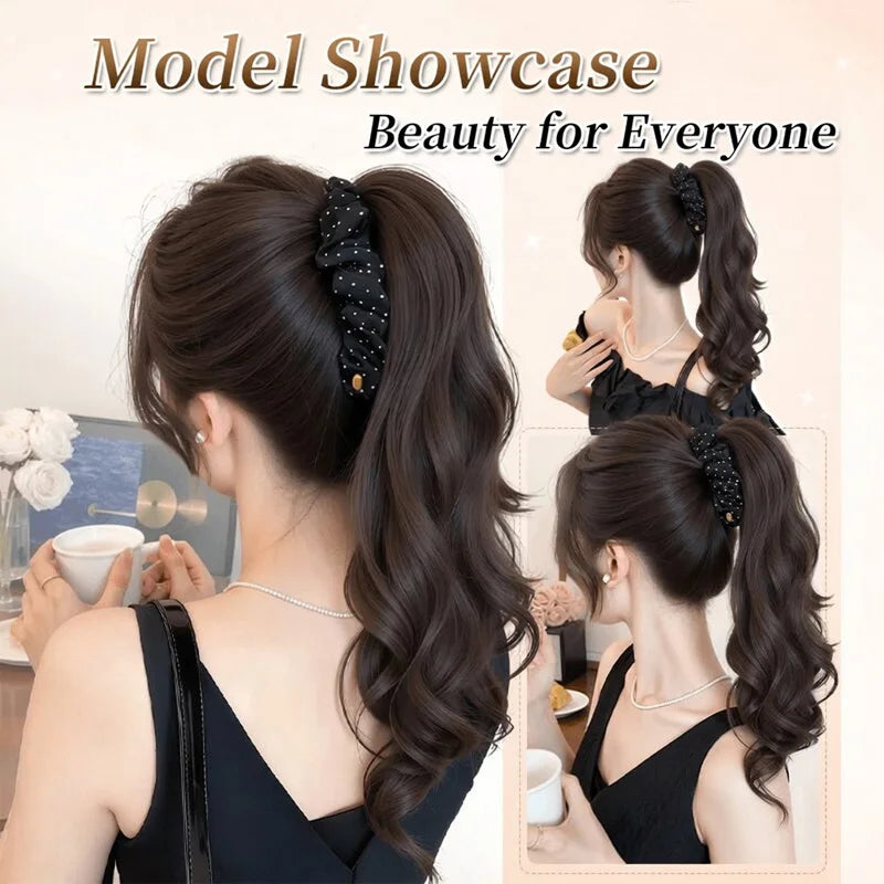14-Inch Wavy Claw Clip Ponytail Hair Extension - 5