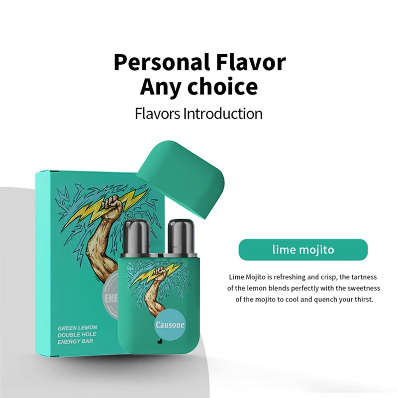 Double Hole Nasal Aromatherapy Inhaler for Refreshing Energy and Focus