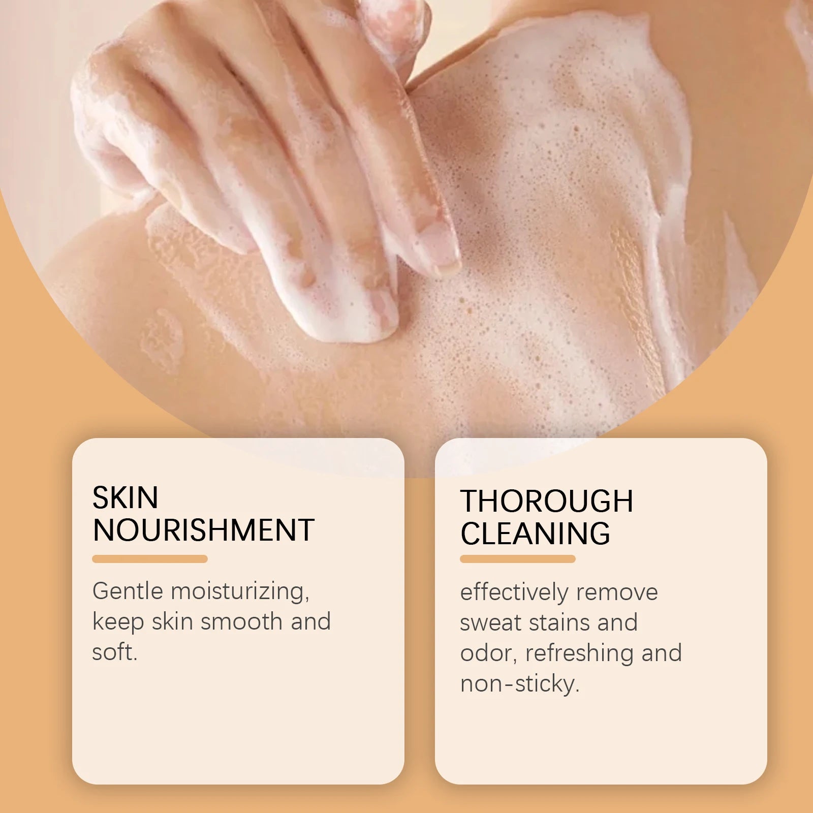 Persimmon Exfoliating Body Wash for Natural Odor Removal and Oil Control - 6