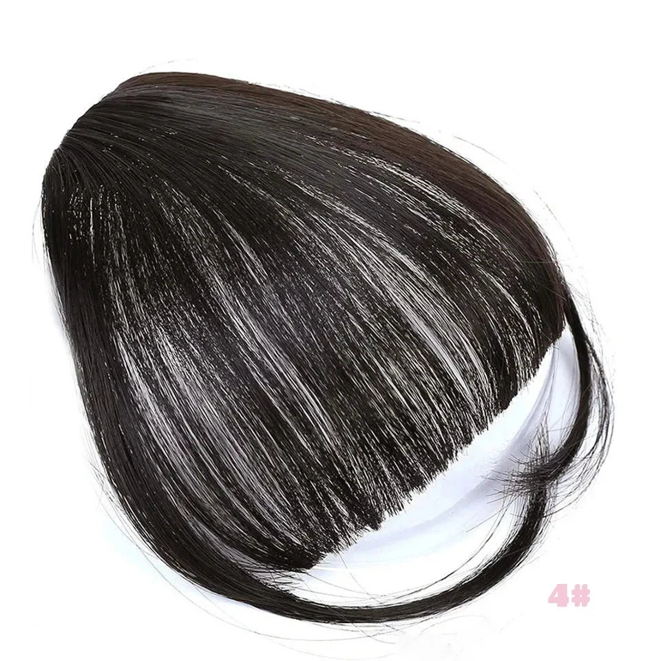 Clip In Air Bangs for Natural Hair Volumizing and Face Framing - 35