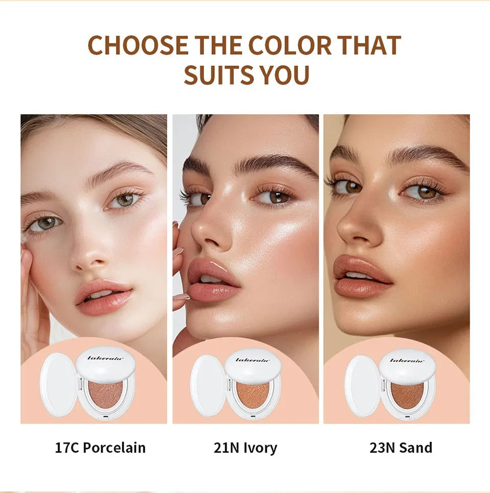 Dewy Glow Hydrating Air Cushion Foundation for Natural Radiant Skin - 12