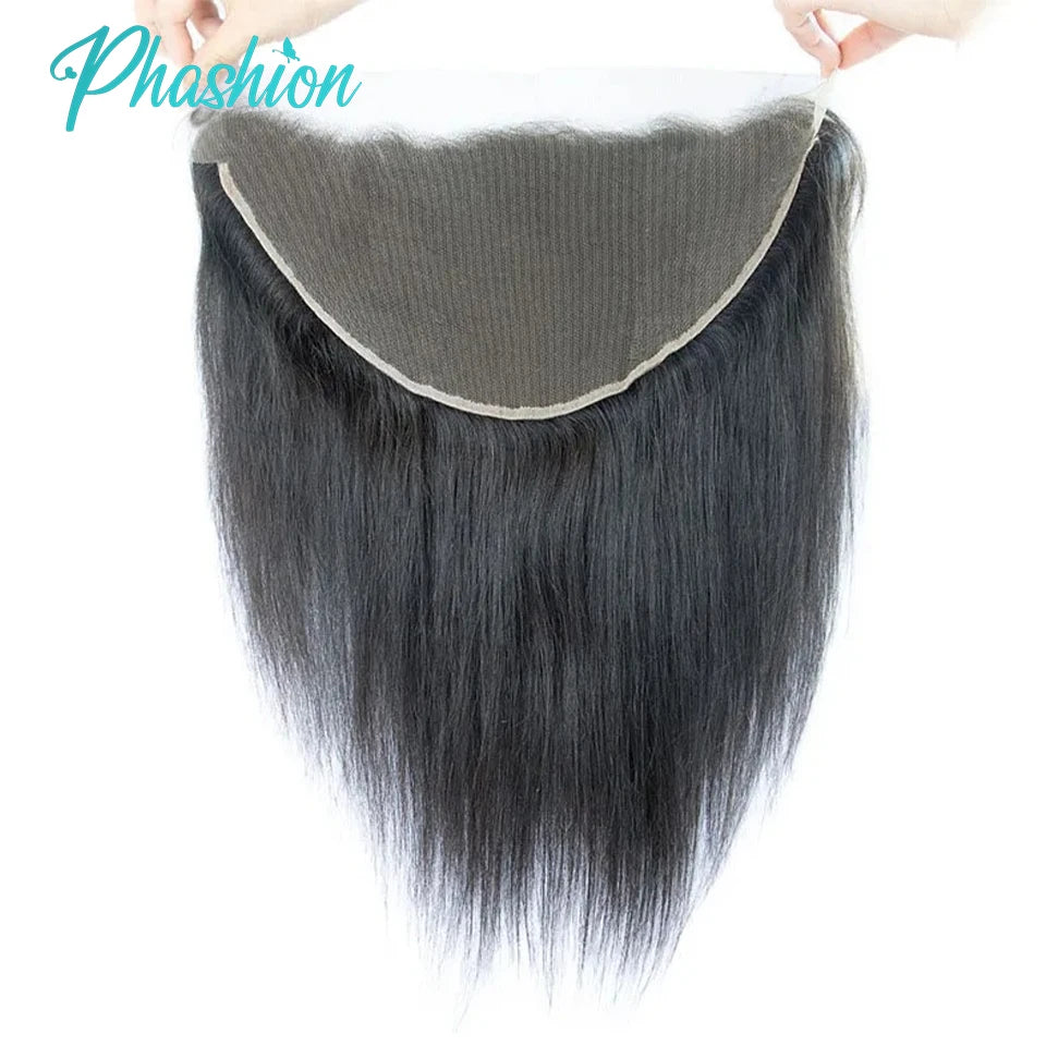 Straight Human Hair Lace Frontal for Natural Styles - 5