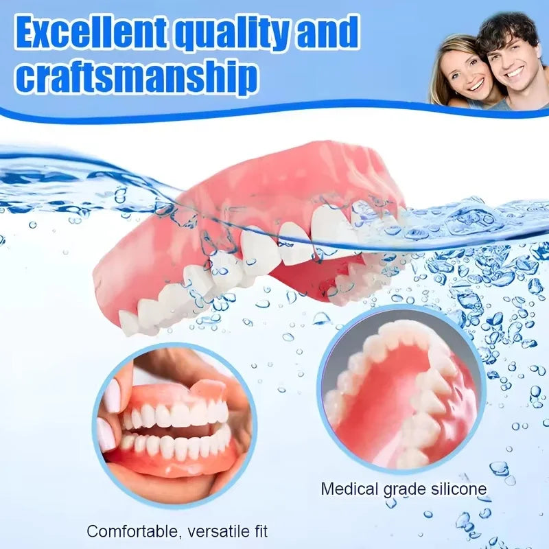 Custom Fit Temporary Denture Veneers for Instant Natural Smile Restoration - 11