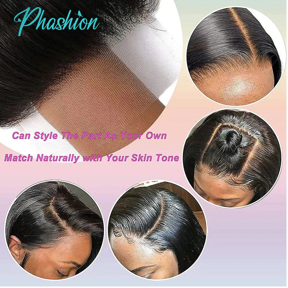 13x6 Transparent Lace Frontal for Natural Hairstyles