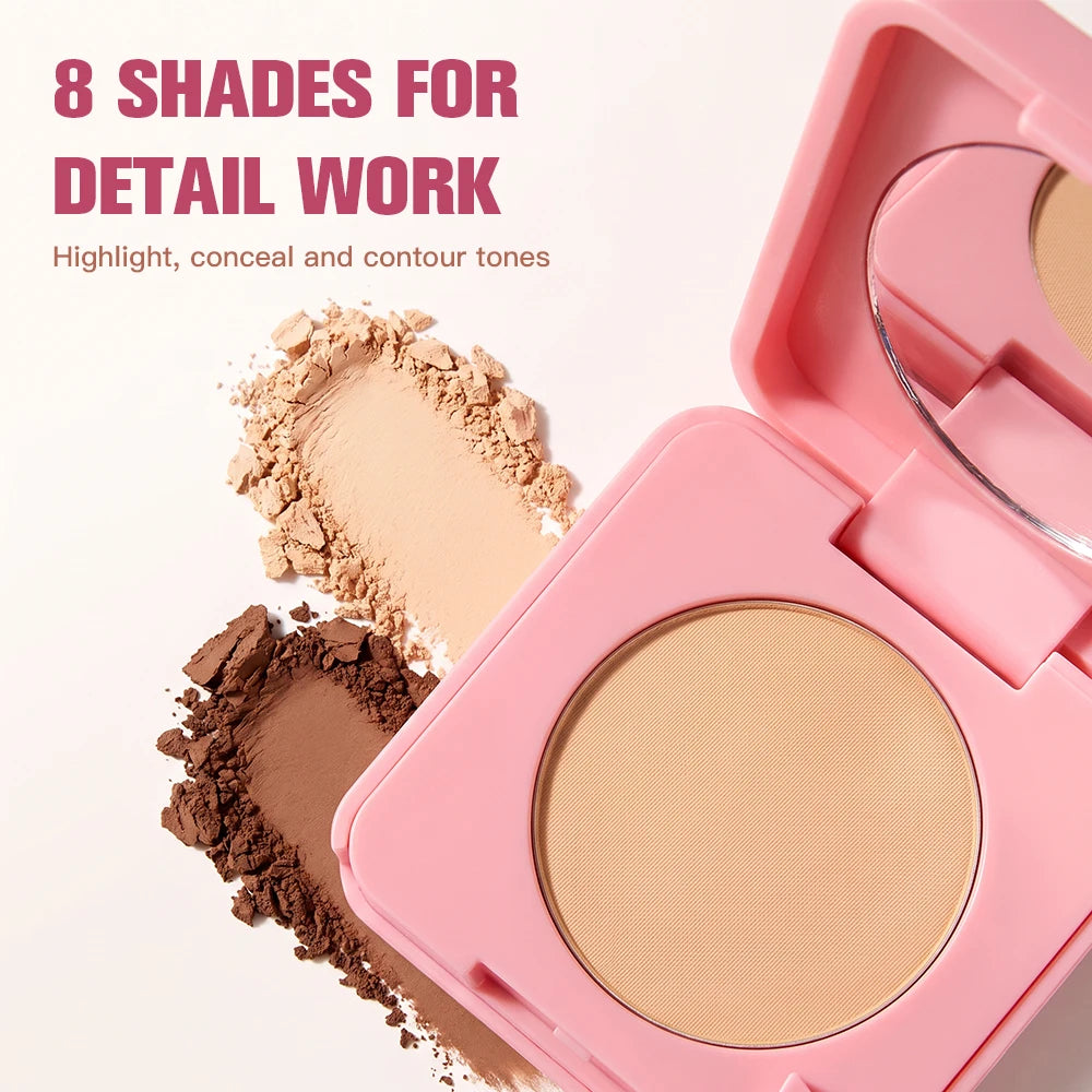Matte Foundation Stick and Setting Powder Makeup Set for Flawless Skin - 28