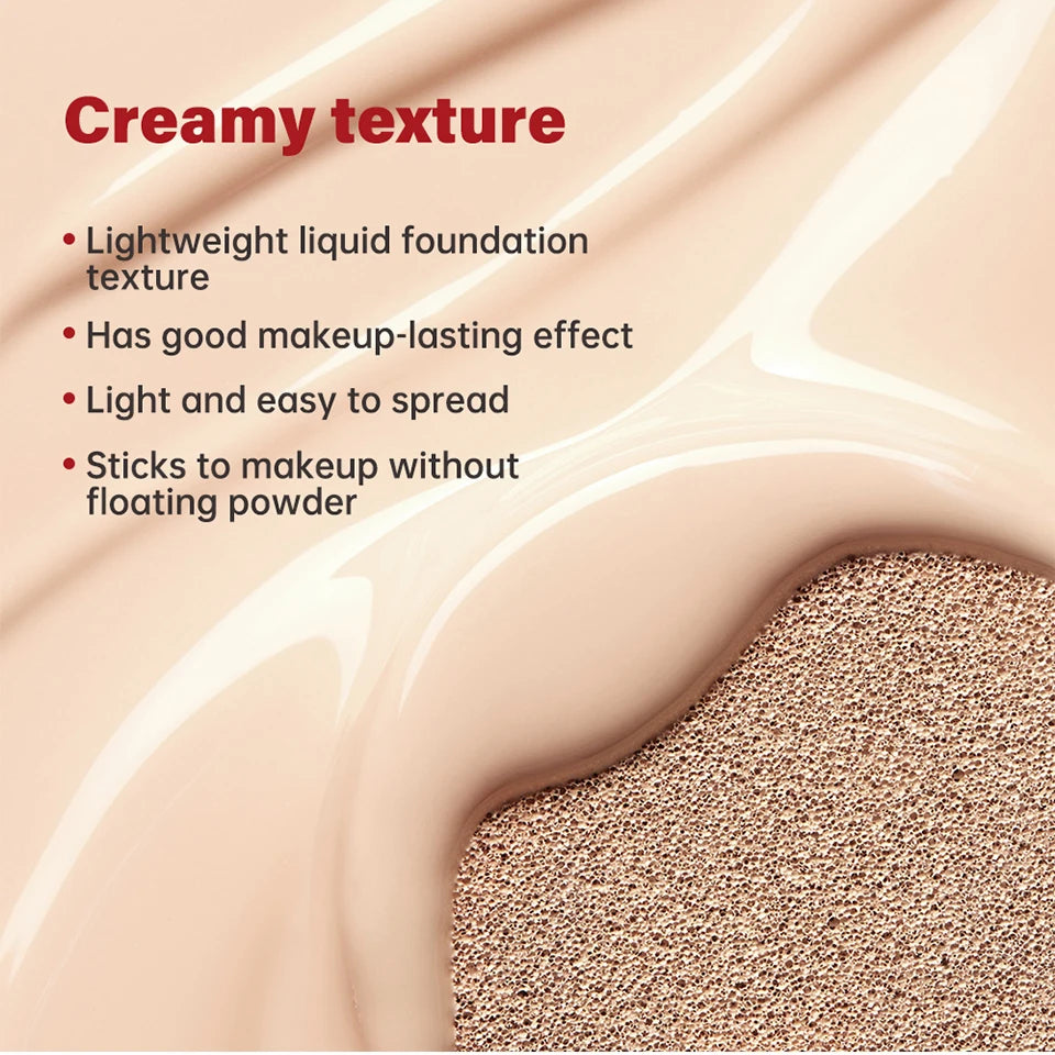 Long-Lasting Semi-Matte Cushion Foundation for Flawless Coverage
