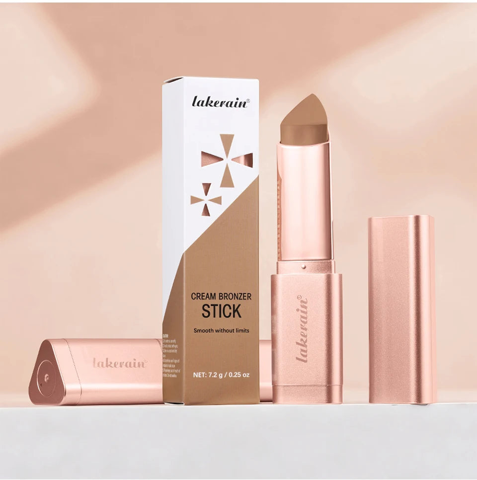 Cream Bronzer and Contour Stick for Sculpted Face Makeup - 19