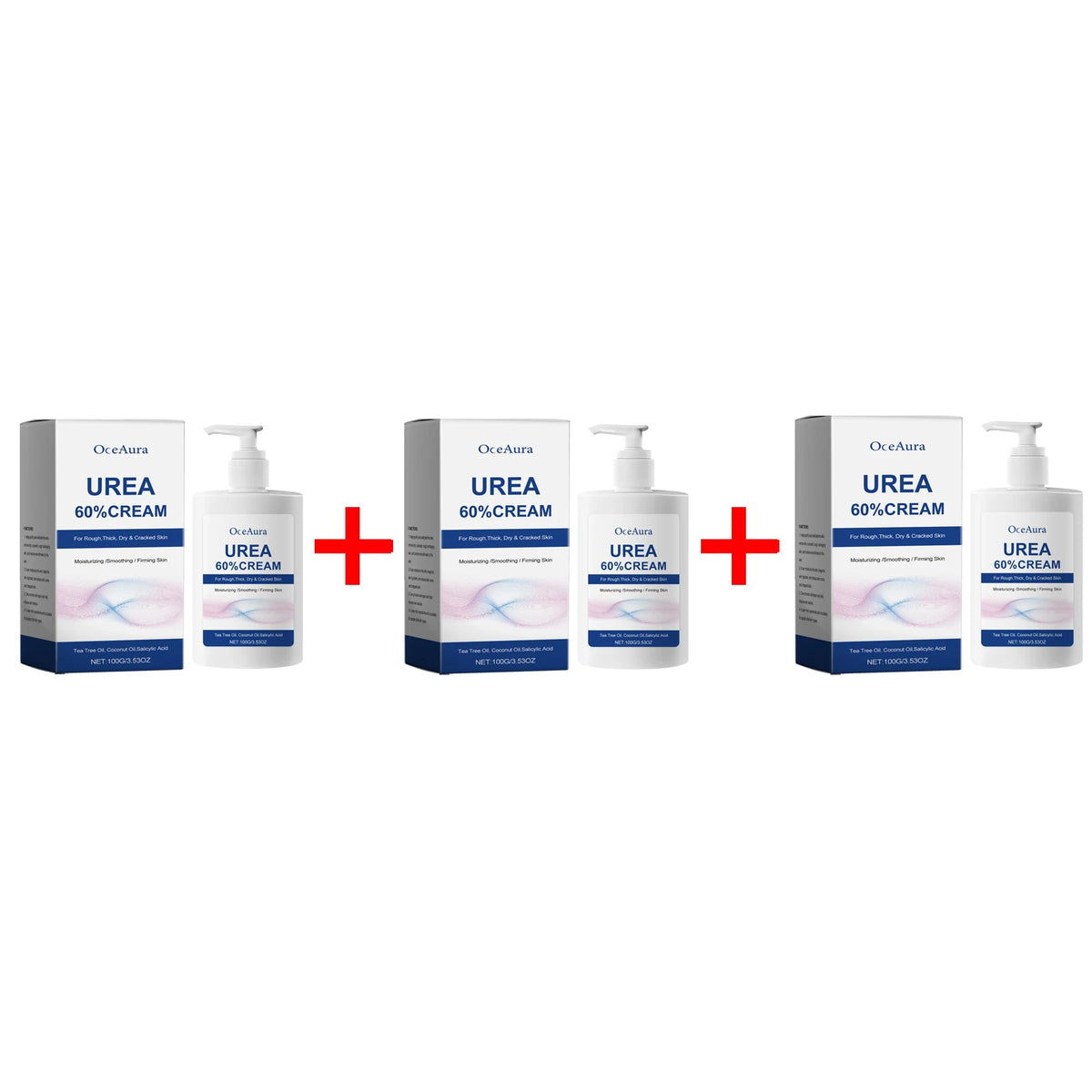 60% Urea Moisturizing Cream for Cracked Heels and Dry Rough Skin