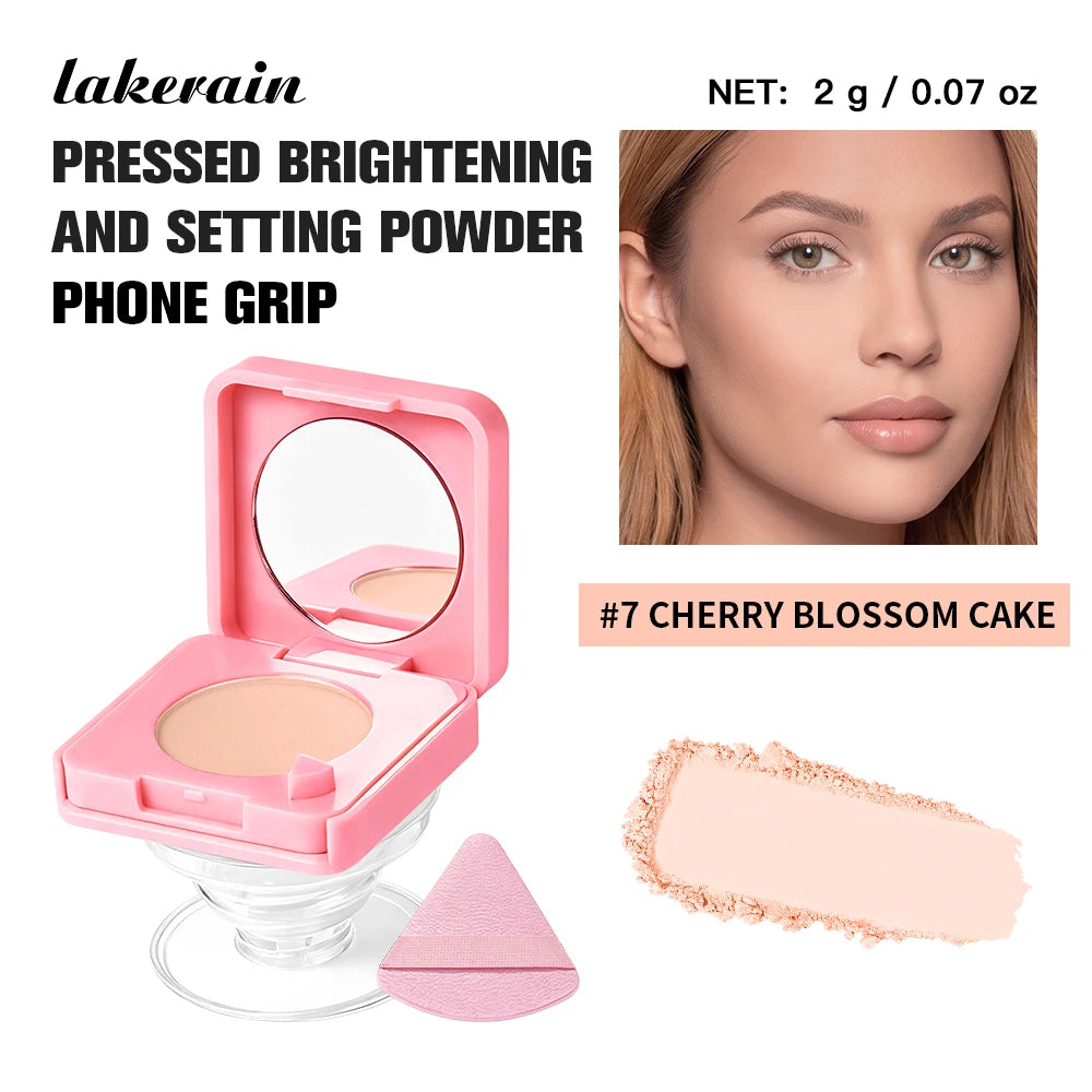2-in-1 Matte Setting Powder and Portable Phone Grip for Travel Makeup - 25