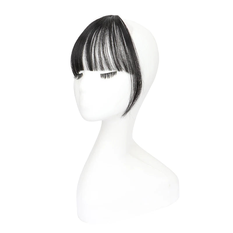 Invisible Clip-In Hair Bangs Extension for Women - 7