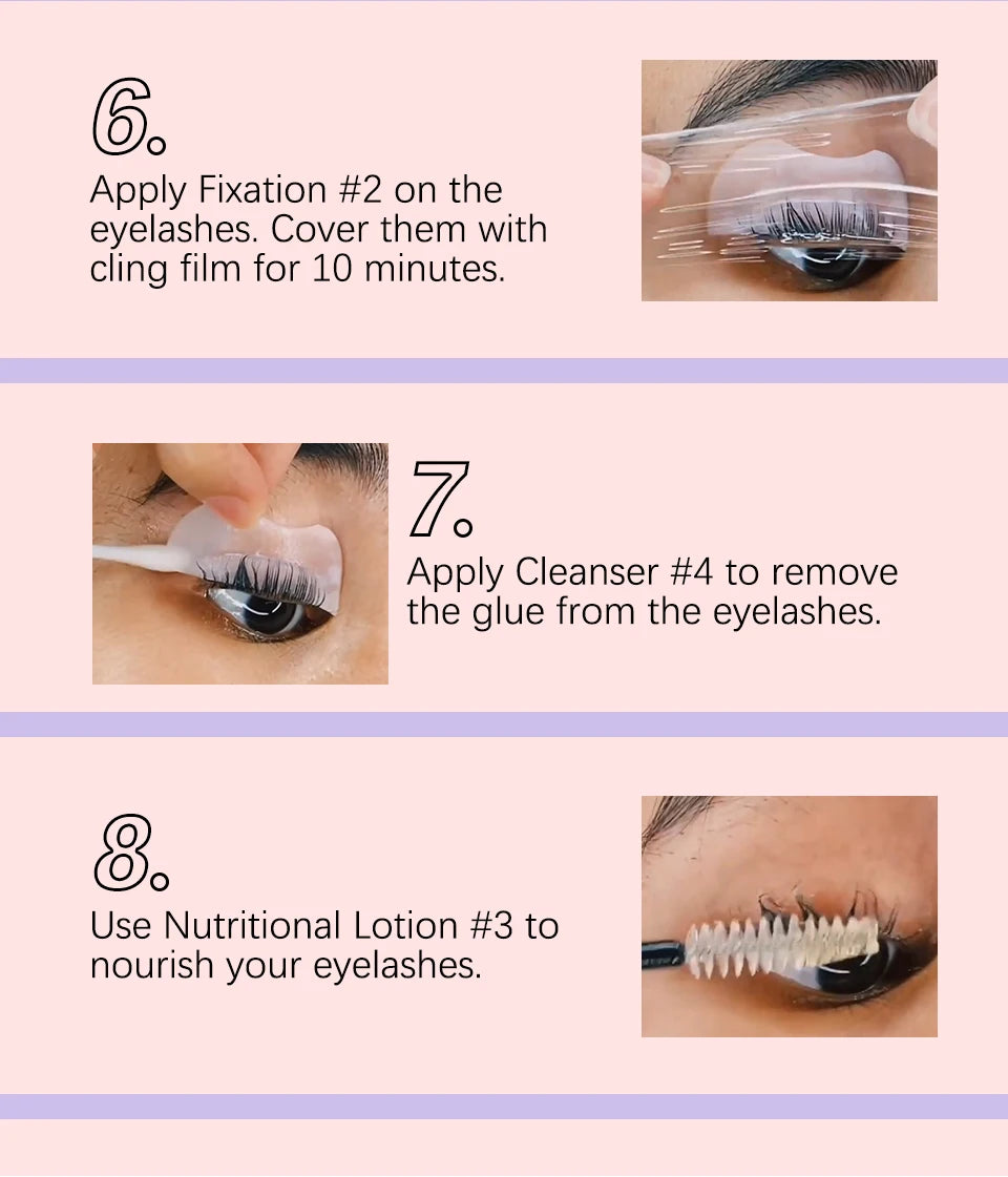 Professional Eyelash Lifting and Curling Perm Kit for Salon or Home Use