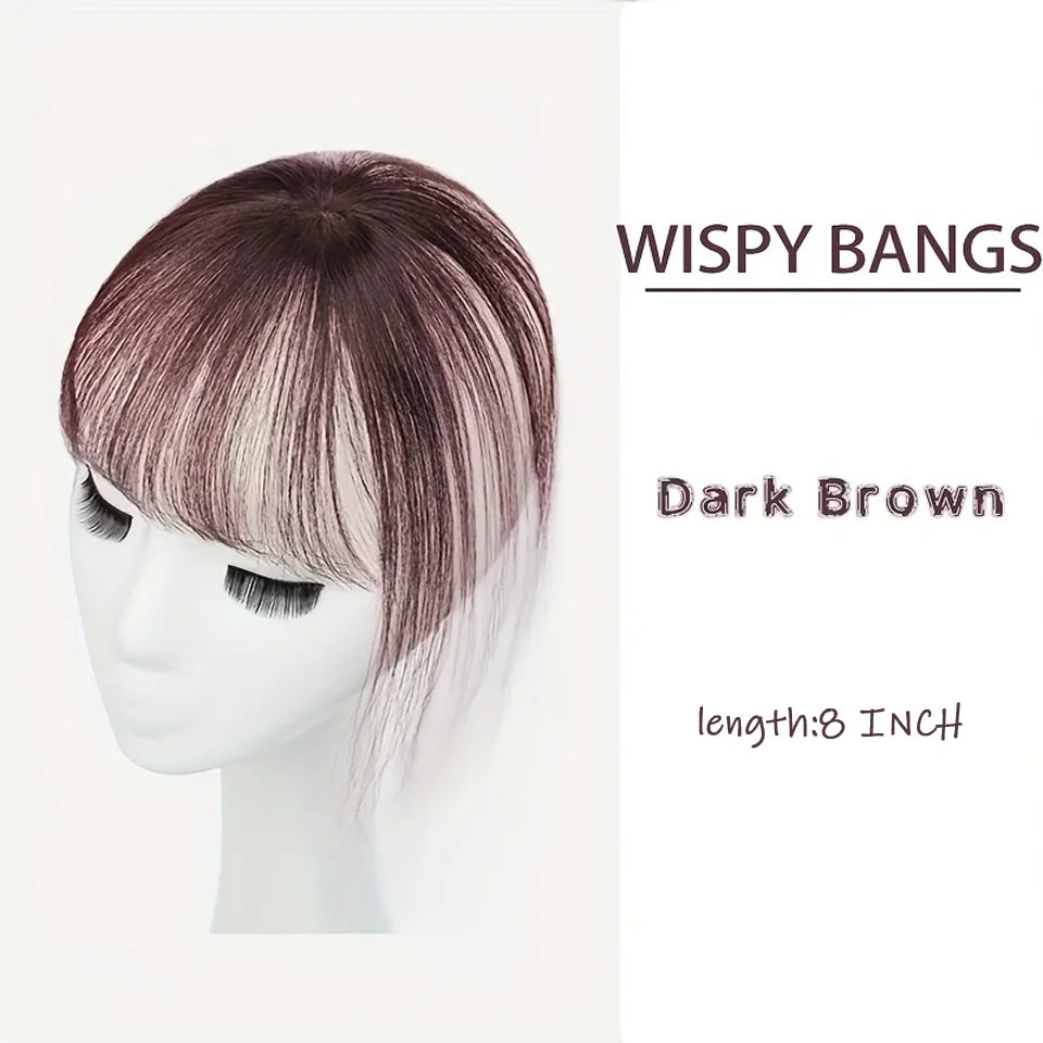 Clip-In Synthetic Hair Bangs for Instant Hairstyle Change
