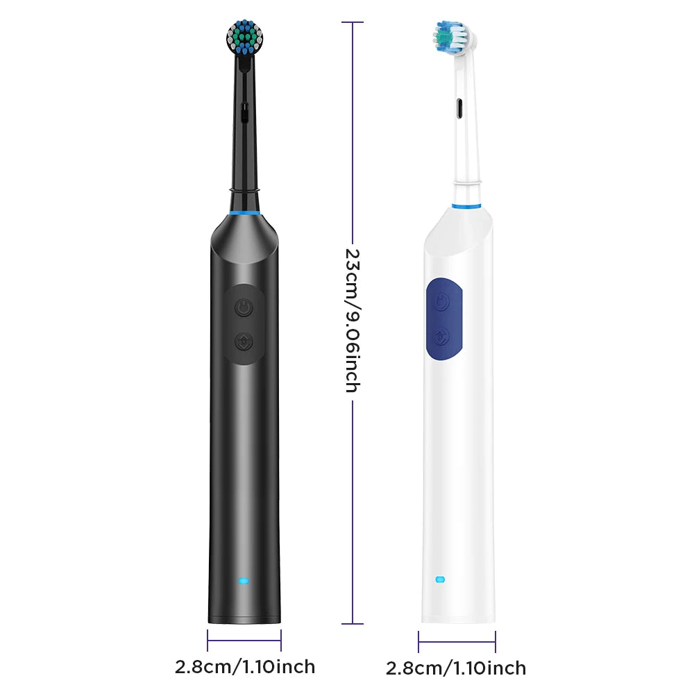 Rechargeable Electric Toothbrush with 5 Modes and 4 Replacement Heads - 15