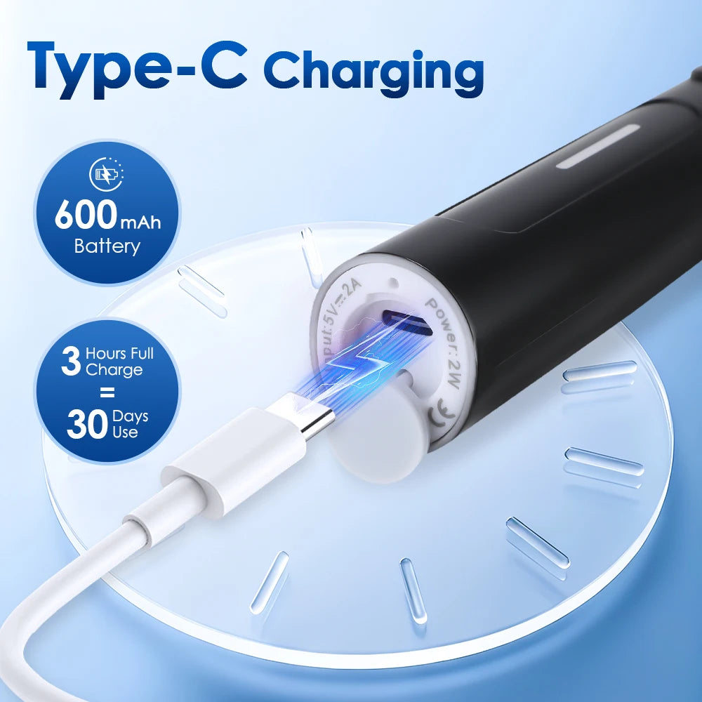 3D Rotating Electric Toothbrush for Adults with 5 Deep Cleaning Modes - 8