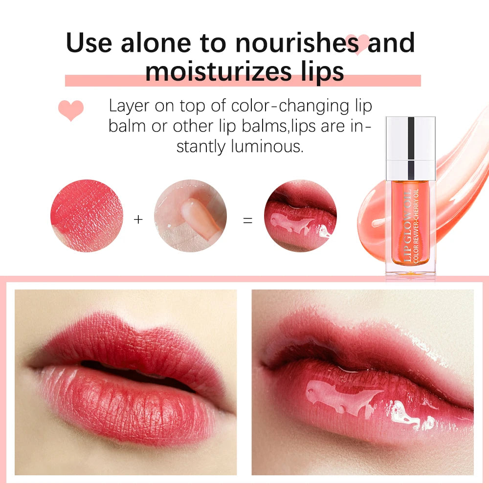 Hydrating Crystal Jelly Lip Oil for Fuller and Glossy Lips - 5