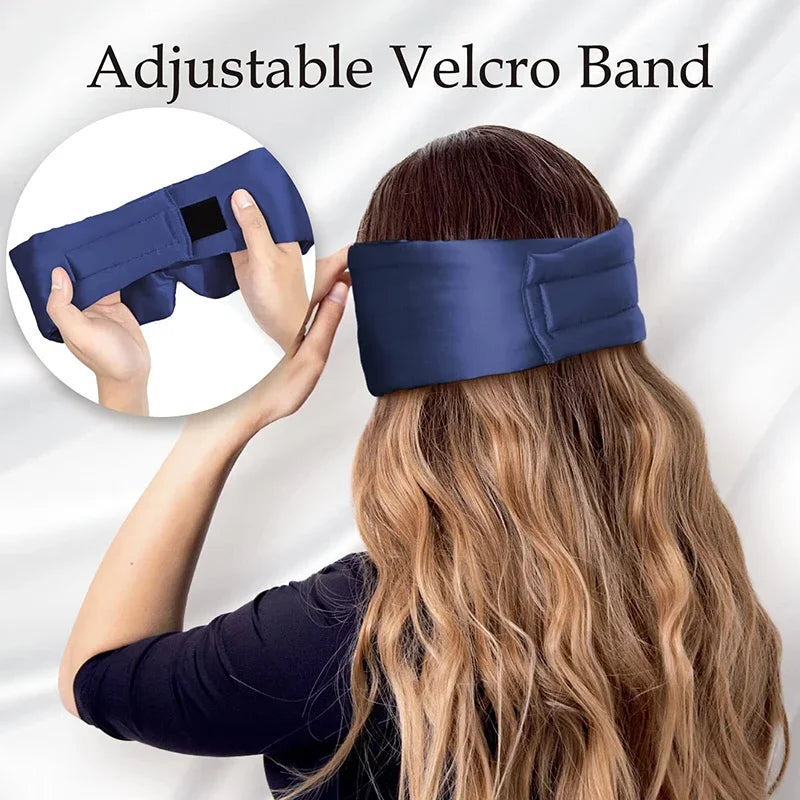 Silk Sleep Mask for Total Light Blocking and Comfortable Rest