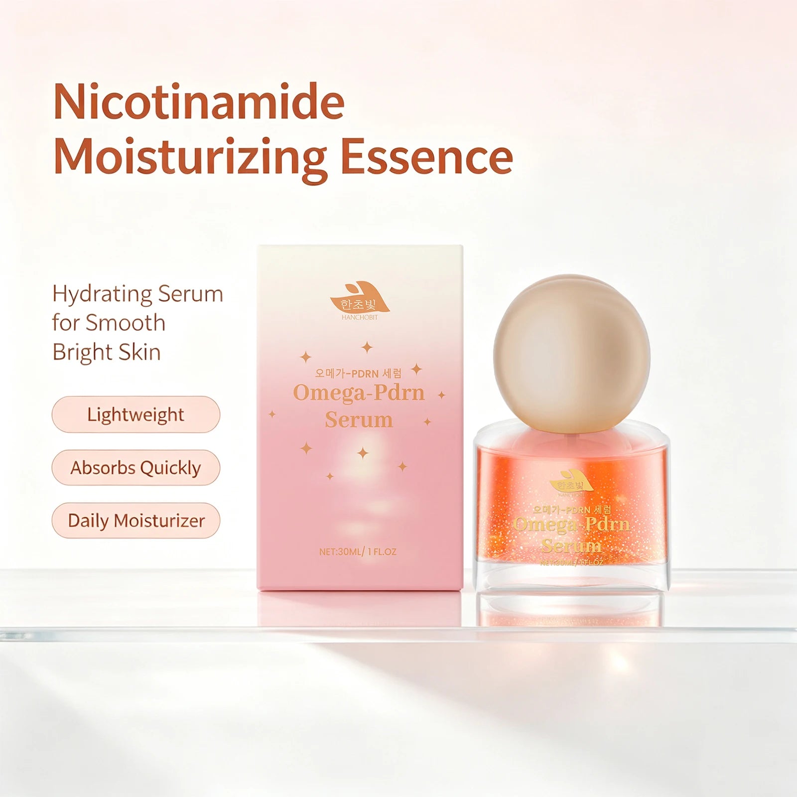 Niacinamide Hydrating Face Serum for Brightening and Skin Rejuvenation - 3