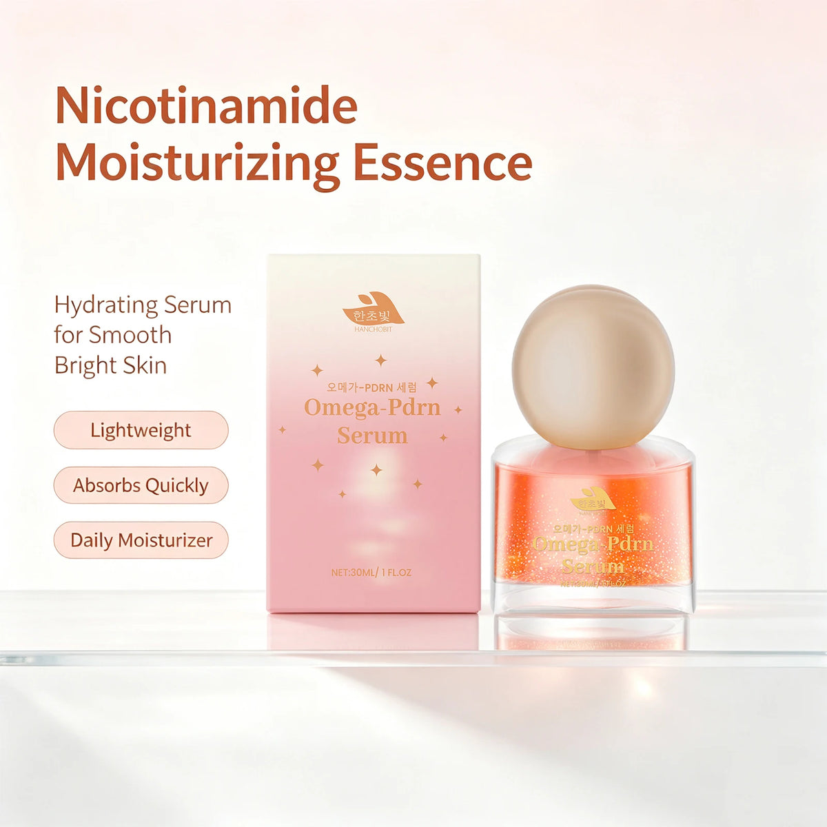 Niacinamide Hydrating Face Serum for Brightening and Skin Rejuvenation