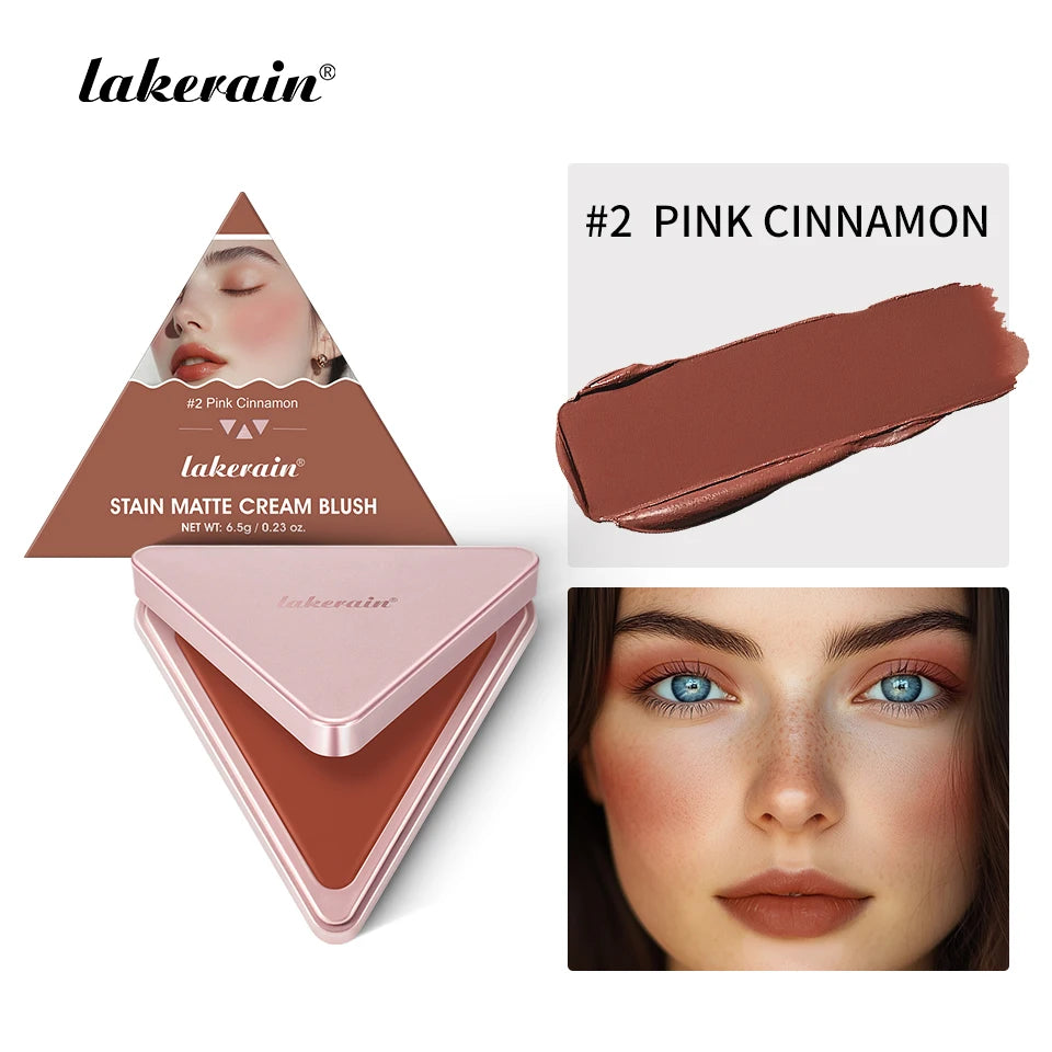 2-in-1 Cream and Powder Blush Palette for Long-Lasting Radiant Makeup