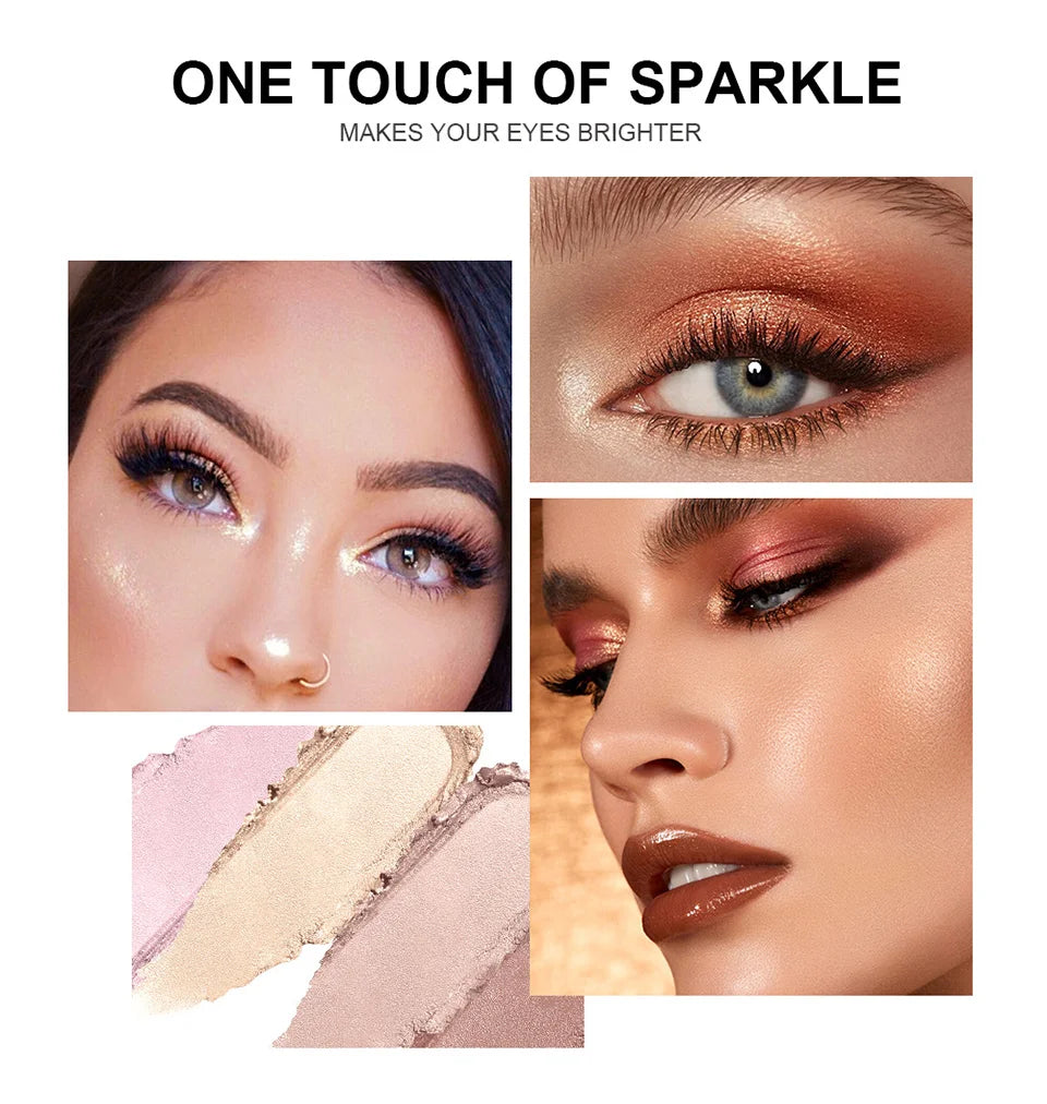 Waterproof Shimmer Eyeshadow Stick for Radiant Eye Brightening - 6