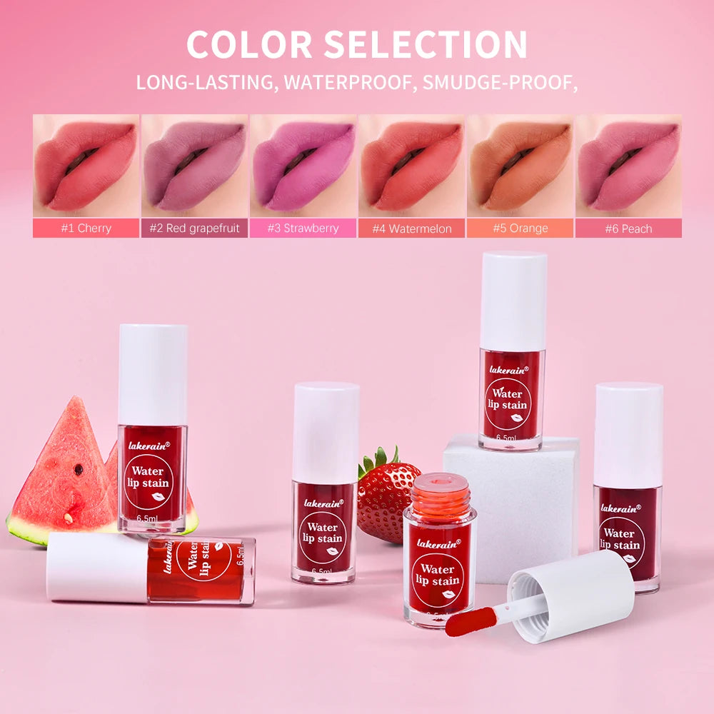 Waterproof Moisturizing Lip Tint and Liquid Blush for All-Day Wear