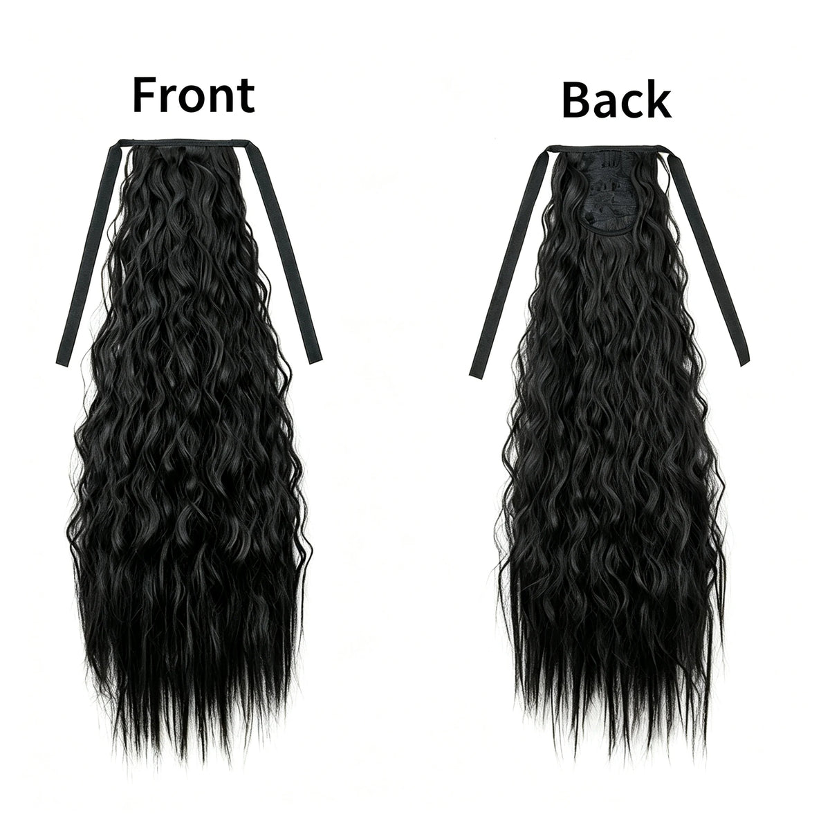 22 Inch Kinky Curly Drawstring Ponytail Hair Extension