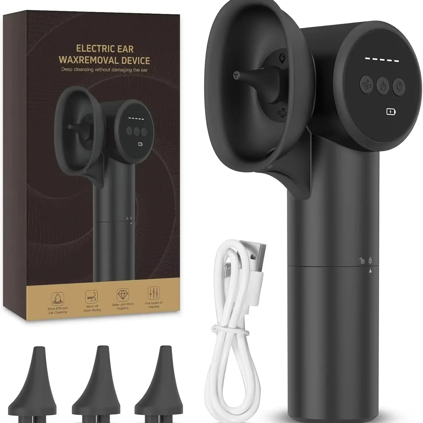 Electric Ear Wax Removal Irrigation System with Drying Function - 19