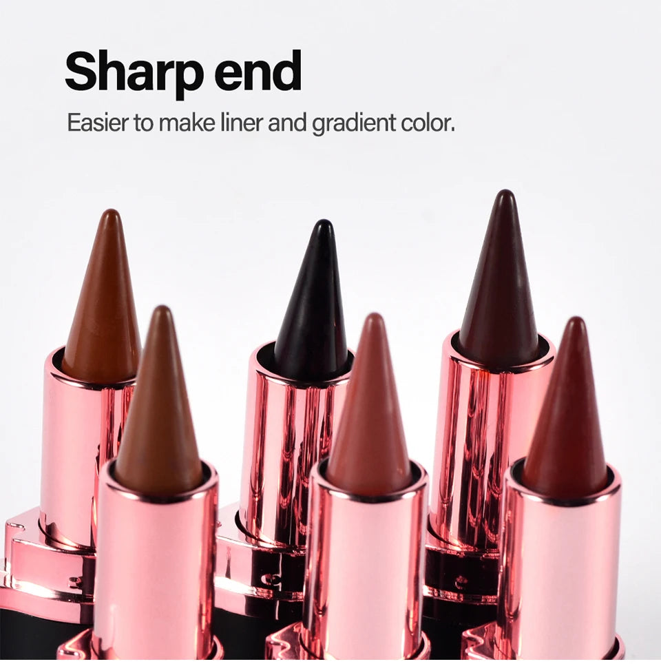 2-in-1 Waterproof Matte Lipstick and Lip Liner Crayon for All-Day Wear - 22