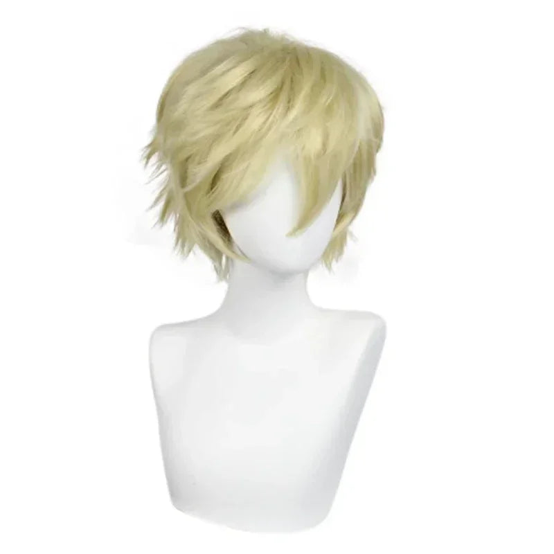 Short Layered Synthetic Cosplay Wig for Costume Parties and Events - 13